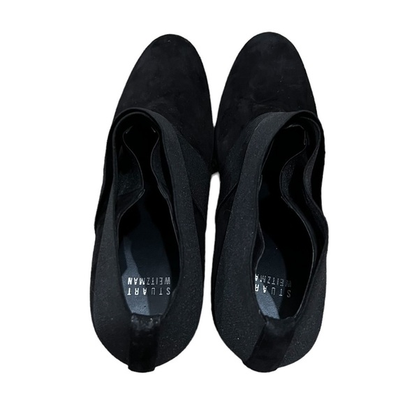 Stuart Weitzman Kilgore Black Suede High Heel Platform Ankle Boot Size 9 Womens - Picture 5 of 11